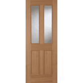 Oak Oxford Clear Glazed Internal Recessed